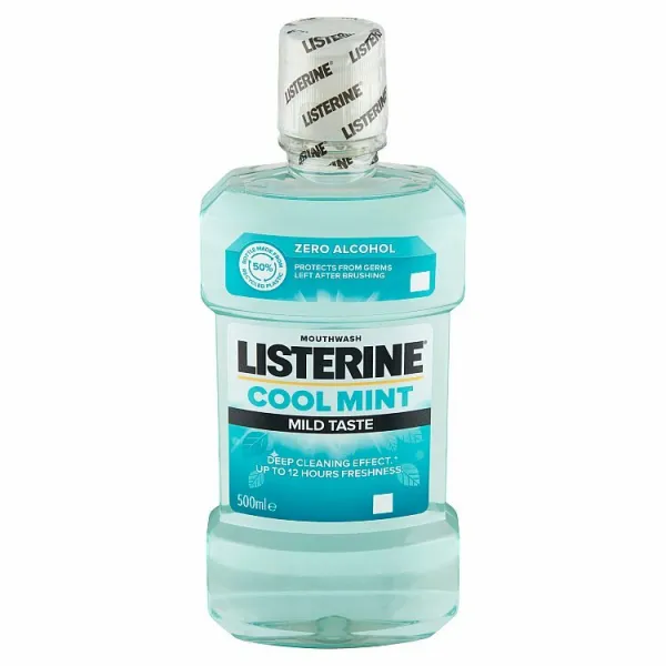 Listerine Cool Mint Mild Taste ústna voda 500 ml