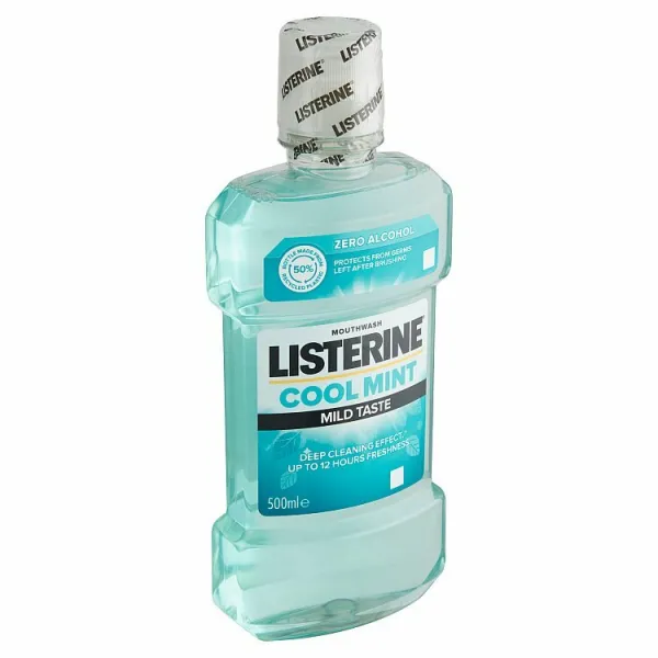 Listerine Cool Mint Mild Taste ústna voda 500 ml