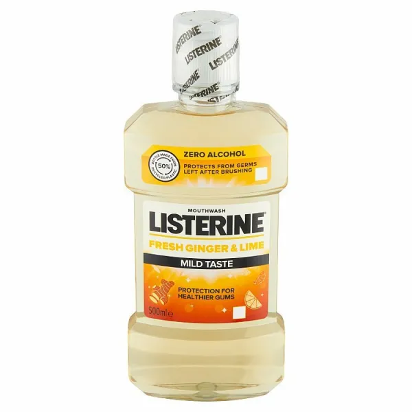 Listerine Fresh Ginger & Lime osviežujúca ústna voda 500 ml