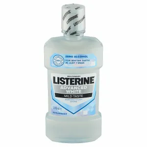 Listerine Advanced White Mild Taste Spearmint ústna voda 500 ml