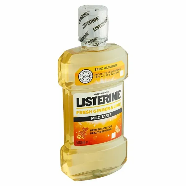 Listerine Fresh Ginger & Lime osviežujúca ústna voda 500 ml