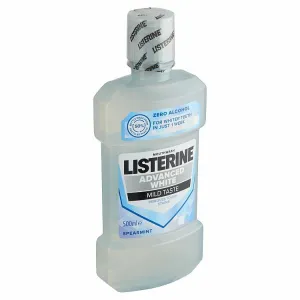 Listerine Advanced White Mild Taste Spearmint ústna voda 500 ml