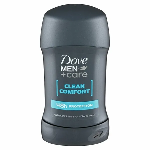 Dove Men+Care Clean Comfort tuhý antiperspirant pre mužov 50 ml