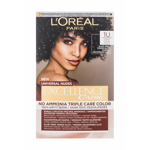 L’Oréal Paris Excellence Universal Nudes permanentná farba na vlasy odtieň 1U 1 ks