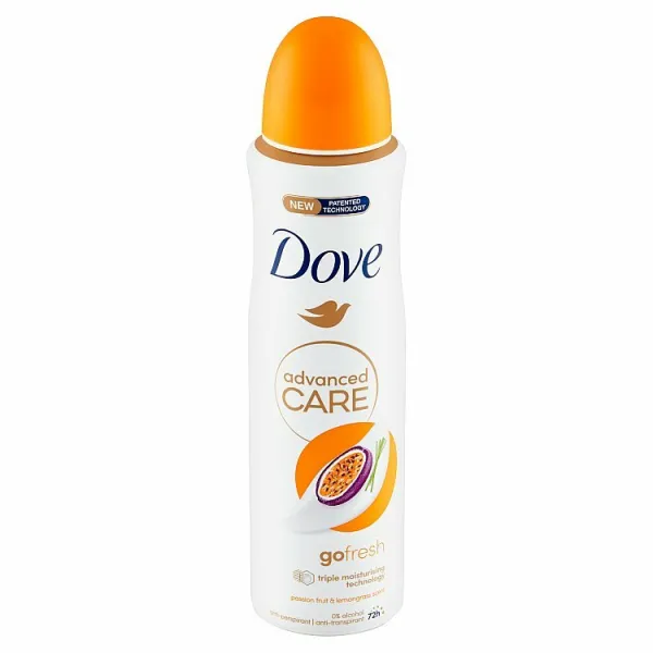 Dove Advanced Care Passion Fruit & Lemongrass Scent antiperspirant sprej 150 ml