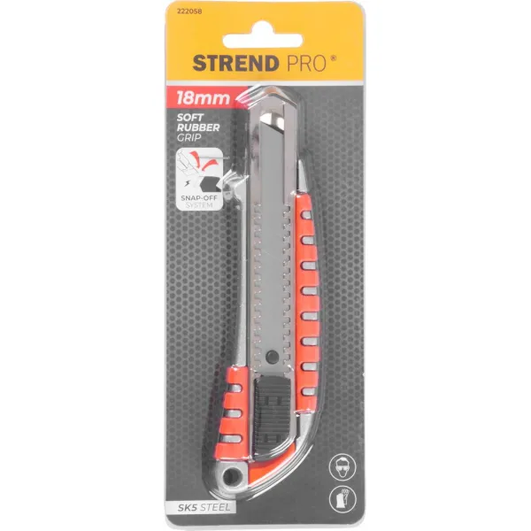 Nôž Strend Pro 18 mm, odlamovací, Alu/plast