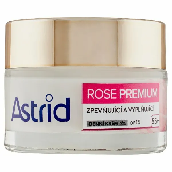 Astrid Rose Premium spevňujúci a vyplňujúci denný krém OF 15 55+ 50 ml