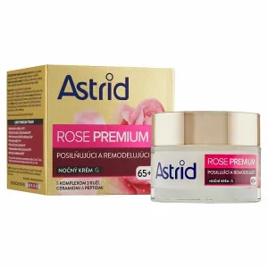 Astrid Rose Premium posilňujúci a remodelujúci nočný krém 65+ 50 ml