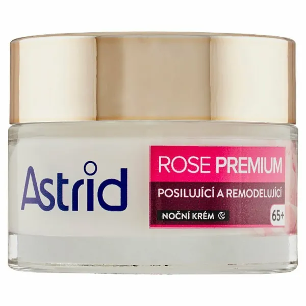 Astrid Rose Premium posilňujúci a remodelujúci nočný krém 65+ 50 ml