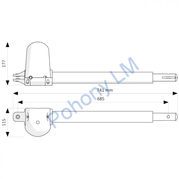 Key Star 3224 -samostatne do prejazdu 6m