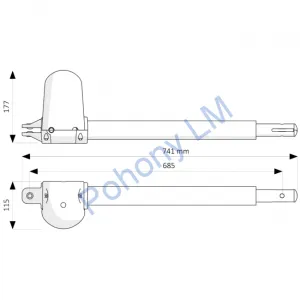 Key Star 3224 -samostatne do prejazdu 6m