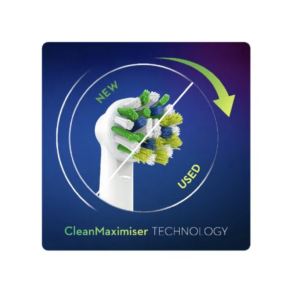 Oral-B EB 50-4 CrossAction náhradní hlavice s Technologií CleanMaximiser, 4 ks