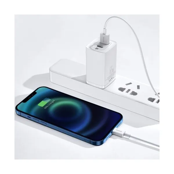 Kábel USB na Lightning Baseus Superior Series, 2,4 A, 2 m (biely) 026223