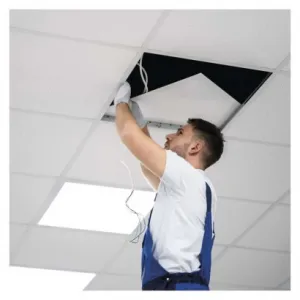 EMOS Lighting LED panel REXXO backlit 60×60, štvorcový vstavaný biely, 36W neutr.b.