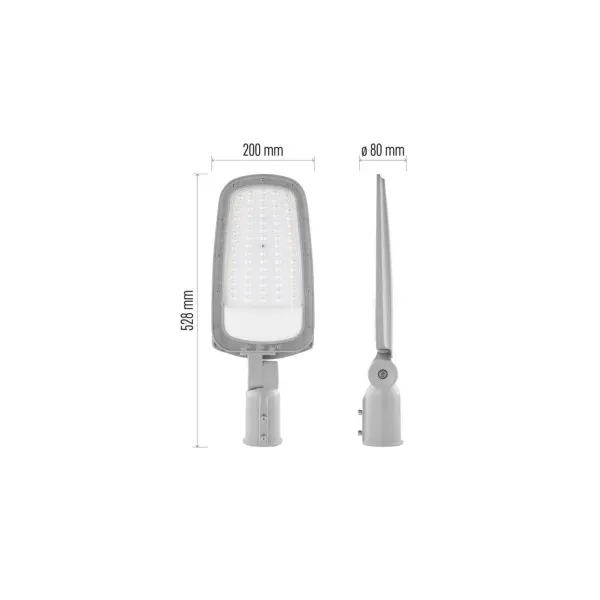 EMOS Lighting Verejné LED svietidlo SOLIS 70W, 8400 lm, neutrálna biela