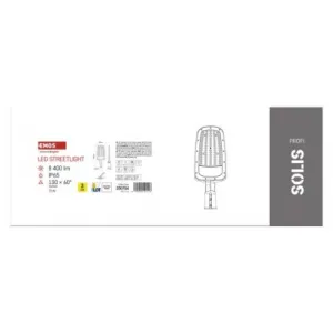 EMOS Lighting Verejné LED svietidlo SOLIS 70W, 8400 lm, neutrálna biela