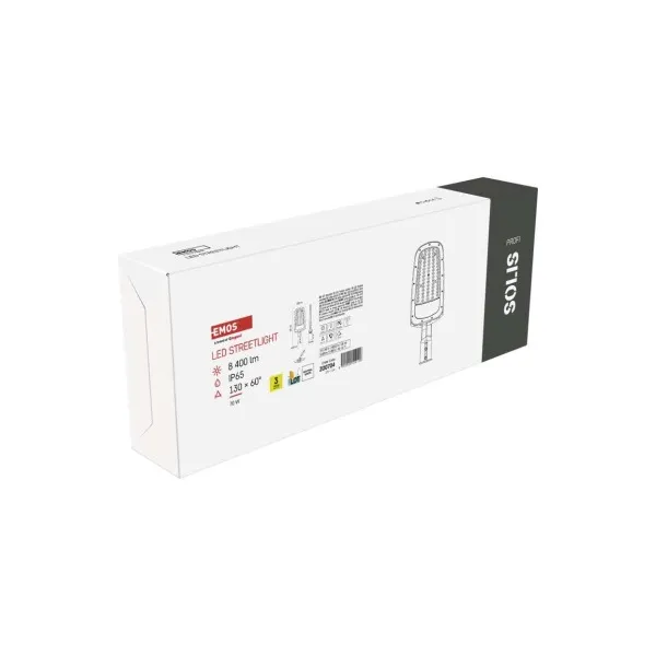 EMOS Lighting Verejné LED svietidlo SOLIS 70W, 8400 lm, neutrálna biela