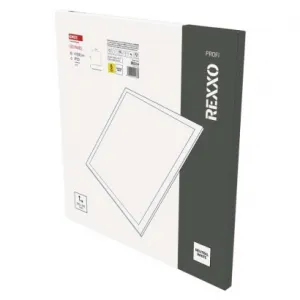 EMOS Lighting LED panel REXXO backlit 60×60, štvorcový vstavaný biely, 36W neutr.b.
