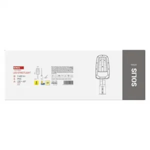 EMOS Lighting Verejné LED svietidlo SOLIS 30W, 3600 lm, teplá biela