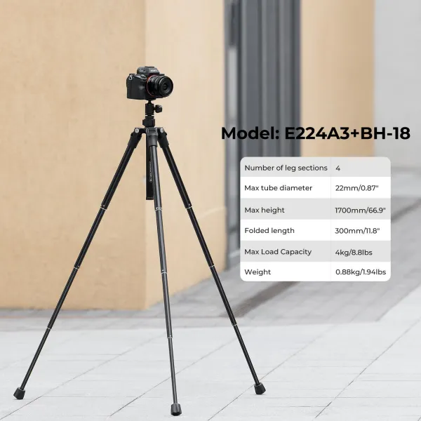 K&F Concept K&F E224A3+BH-18 ČIERNA 28579