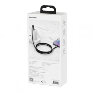 Baseus Tungsten Gold kábel USB-C na USB-C, 100 W, 1 m (čierny) 024650