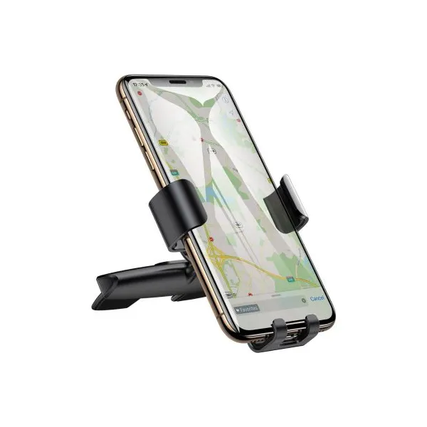 Baseus Metal Age Gravity Car Mount (držiak na čítačku CD), čierny