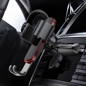 Baseus Metal Age Gravity Car Mount (držiak na čítačku CD), čierny