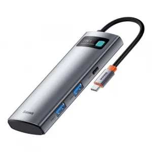 Adaptér 7w1 Baseus Hub USB-C na 2x USB 3.0 + HDMI + USB-C PD 030395