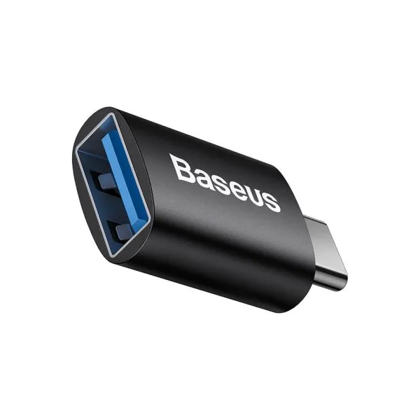 Baseus Ingenuity USB-C na USB-A adaptér, OTG (čierny) 031665