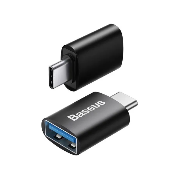 Baseus Ingenuity USB-C na USB-A adaptér, OTG (čierny) 031665