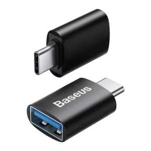 Baseus Ingenuity USB-C na USB-A adaptér, OTG (čierny) 031665
