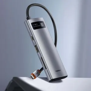 Adaptér 7w1 Baseus Hub USB-C na 2x USB 3.0 + HDMI + USB-C PD 030395