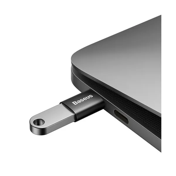 Baseus Ingenuity USB-C na USB-A adaptér, OTG (čierny) 031665