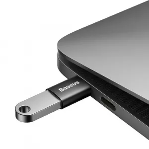 Baseus Ingenuity USB-C na USB-A adaptér, OTG (čierny) 031665