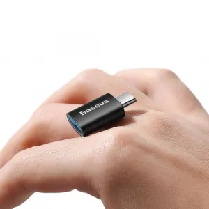 Baseus Ingenuity USB-C na USB-A adaptér, OTG (čierny) 031665