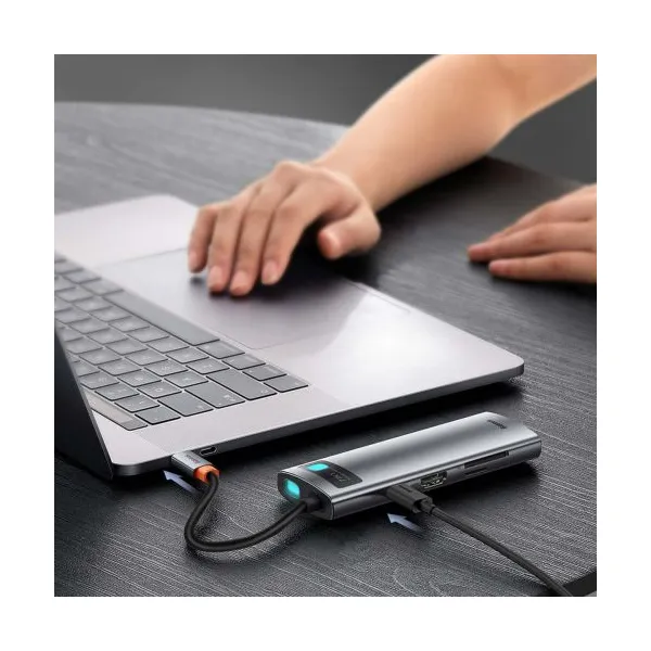 Adaptér 7w1 Baseus Hub USB-C na 2x USB 3.0 + HDMI + USB-C PD 030395