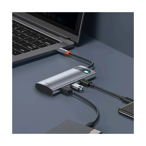 Adaptér 7w1 Baseus Hub USB-C na 2x USB 3.0 + HDMI + USB-C PD 030395