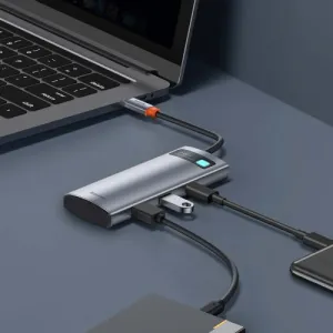 Adaptér 7w1 Baseus Hub USB-C na 2x USB 3.0 + HDMI + USB-C PD 030395