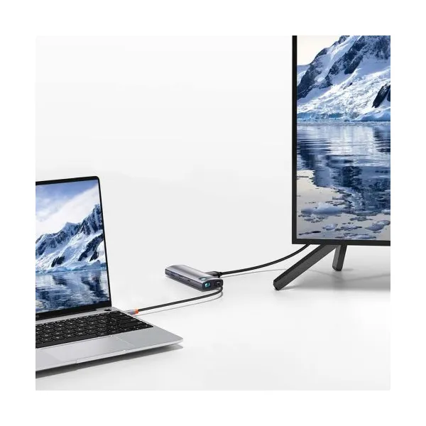 Adaptér 7w1 Baseus Hub USB-C na 2x USB 3.0 + HDMI + USB-C PD 030395