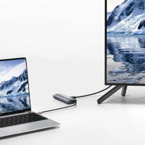 Adaptér 7w1 Baseus Hub USB-C na 2x USB 3.0 + HDMI + USB-C PD 030395