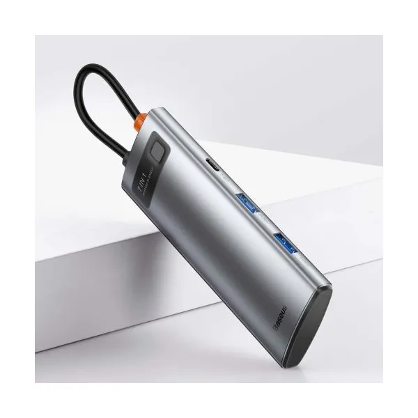 Adaptér 7w1 Baseus Hub USB-C na 2x USB 3.0 + HDMI + USB-C PD 030395