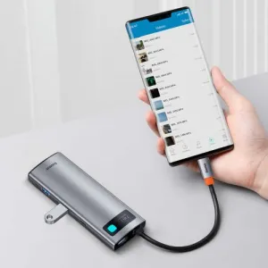Adaptér 7w1 Baseus Hub USB-C na 2x USB 3.0 + HDMI + USB-C PD 030395