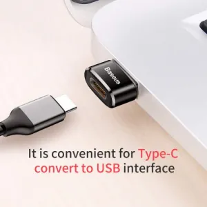 Adaptér Baseus USB-C na USB-A čierny Caaotg-01