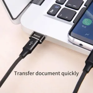 Adaptér Baseus USB-C na USB-A čierny Caaotg-01