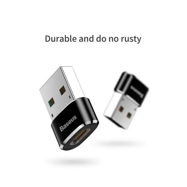 Adaptér Baseus USB-C na USB-A čierny Caaotg-01