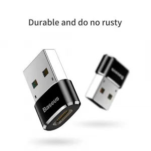 Adaptér Baseus USB-C na USB-A čierny Caaotg-01