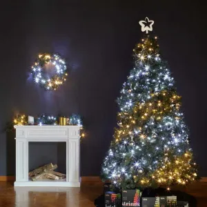 Twinkly - Strings Gold & Silver Ed. AWW 250 Led / 8cm space / BT / WiFi / IP44 TWITWS250GOP-BEU