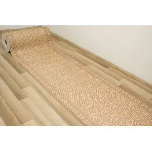 Kúpeľňová penová rohož Softy-tex 830 hnedá / béžová / krémová