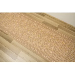 Kúpeľňová penová rohož Softy-tex 830 hnedá / béžová / krémová