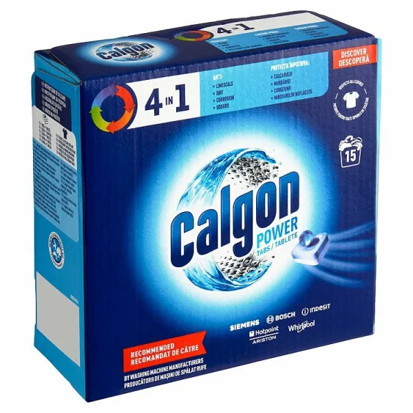 Calgon 4v1 Power tablety 15 praní 195 g 1ks